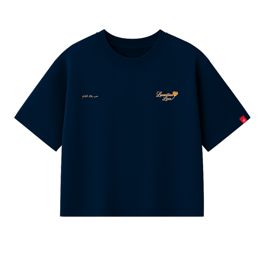 Levantine Love Boxy Crop Tee