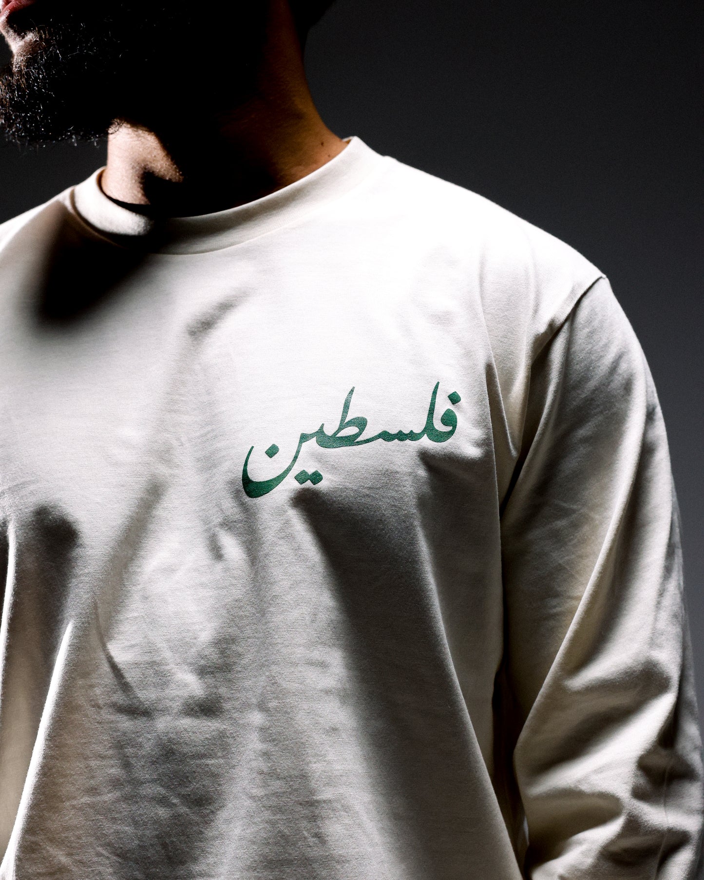 Roots // Palestine (فلسطين) - Ecru Long Sleeve