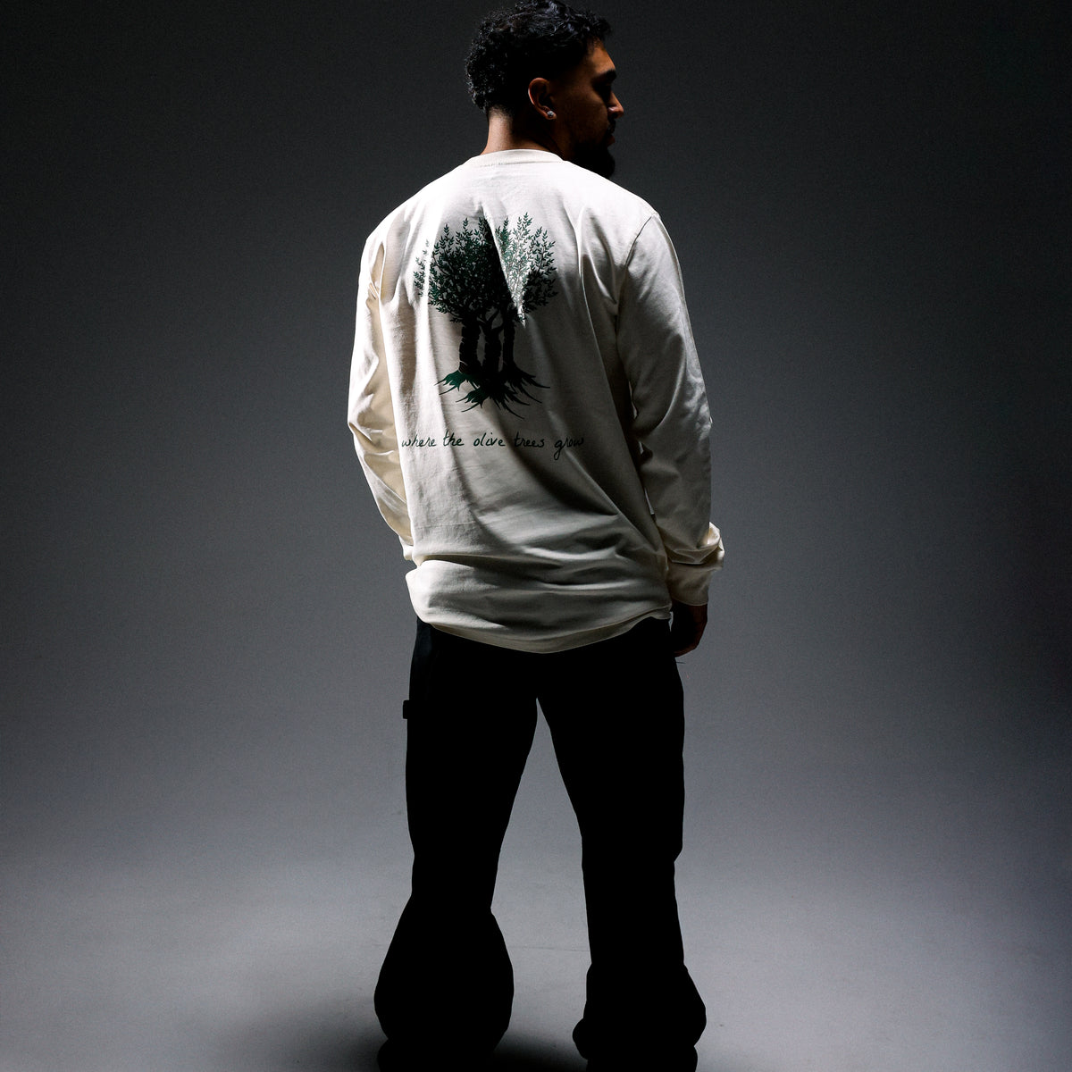 Roots // Palestine (فلسطين) - Ecru Long Sleeve