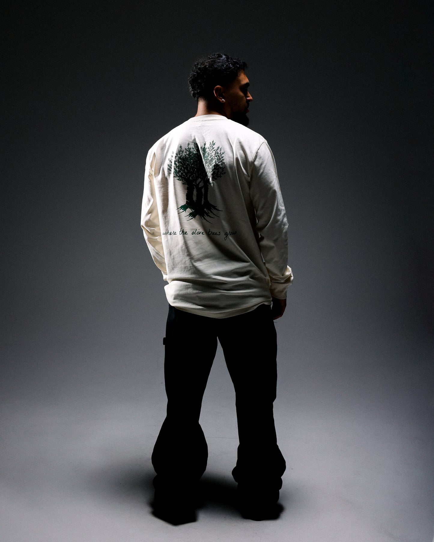 Roots // Palestine (فلسطين) - Ecru Long Sleeve