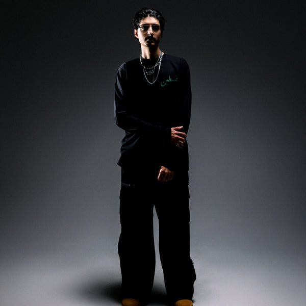 Roots // Palestine (فلسطين) - Black Long Sleeve