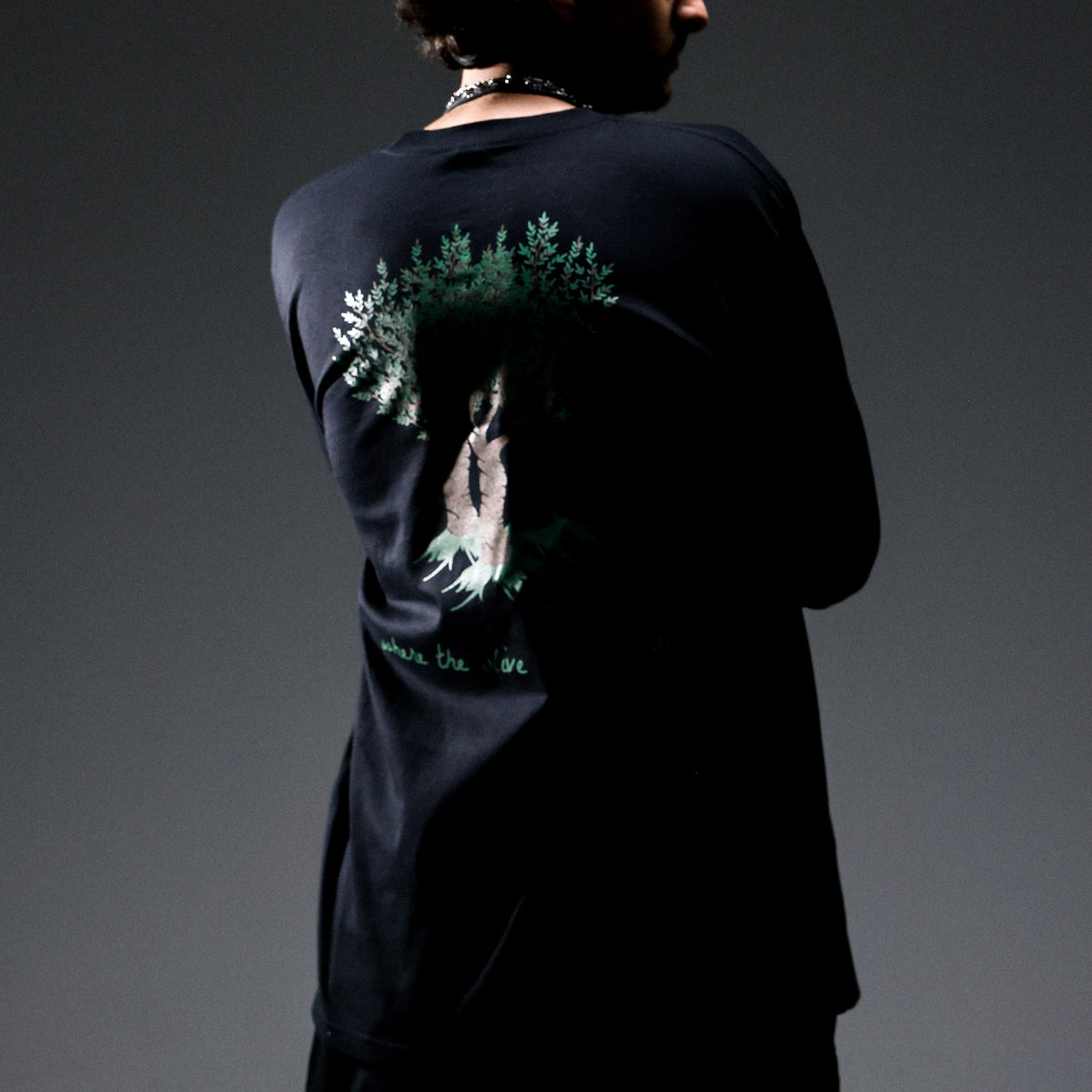 Roots // Palestine (فلسطين) - Black Long Sleeve