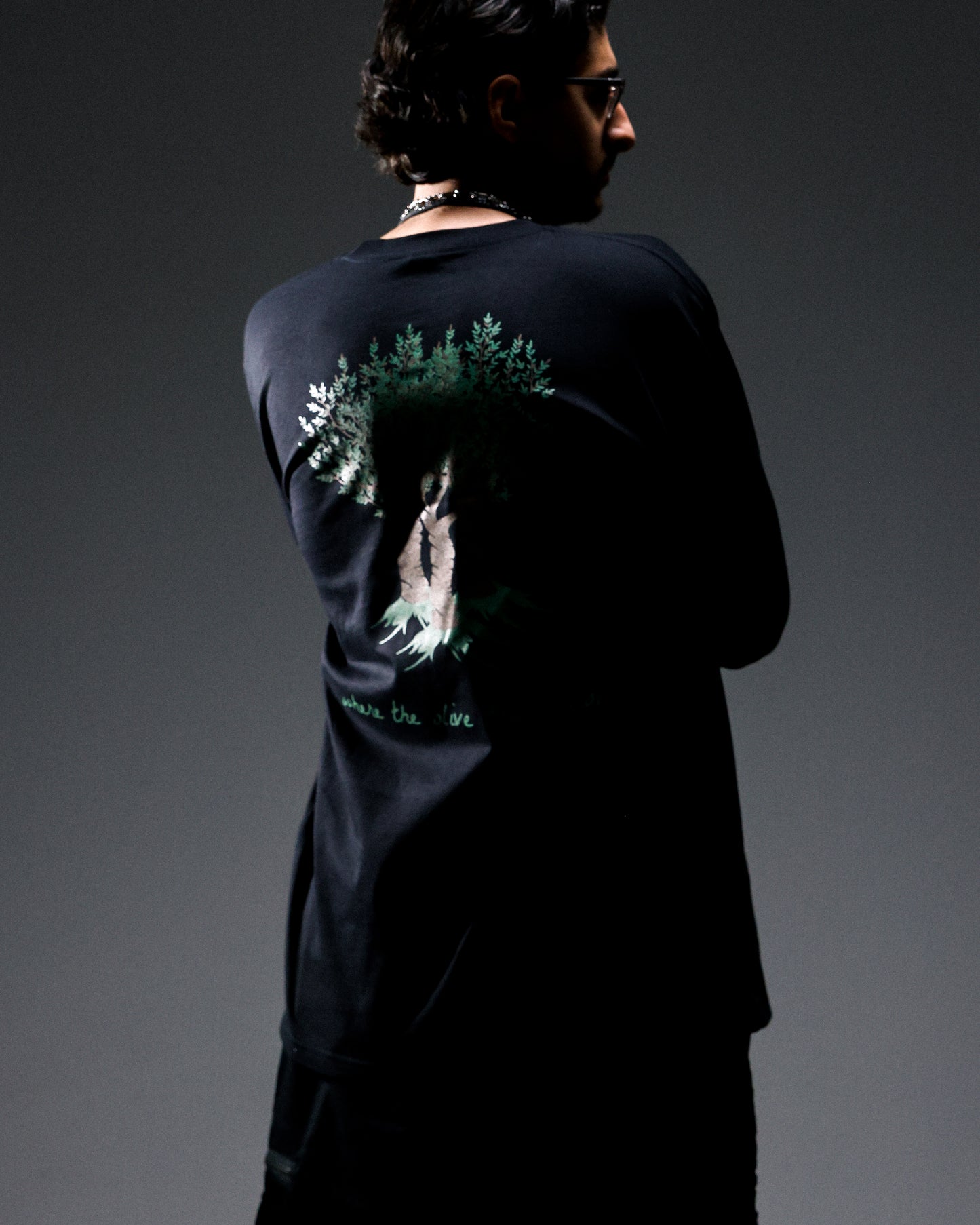 Roots // Palestine (فلسطين) - Black Long Sleeve