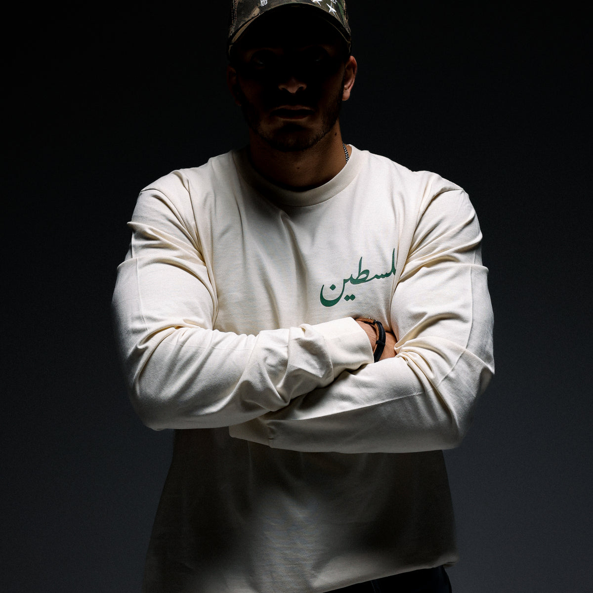 Roots // Palestine (فلسطين) - Ecru Long Sleeve