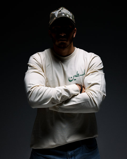 Roots // Palestine (فلسطين) - Ecru Long Sleeve
