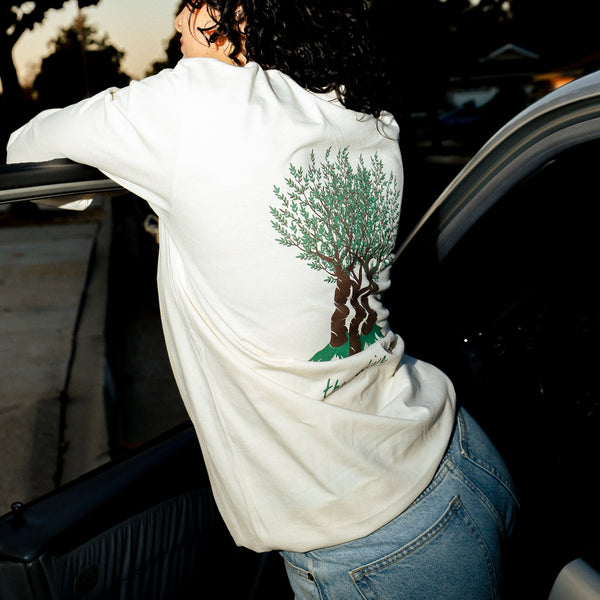 Roots // Palestine (فلسطين) - Ecru Long Sleeve