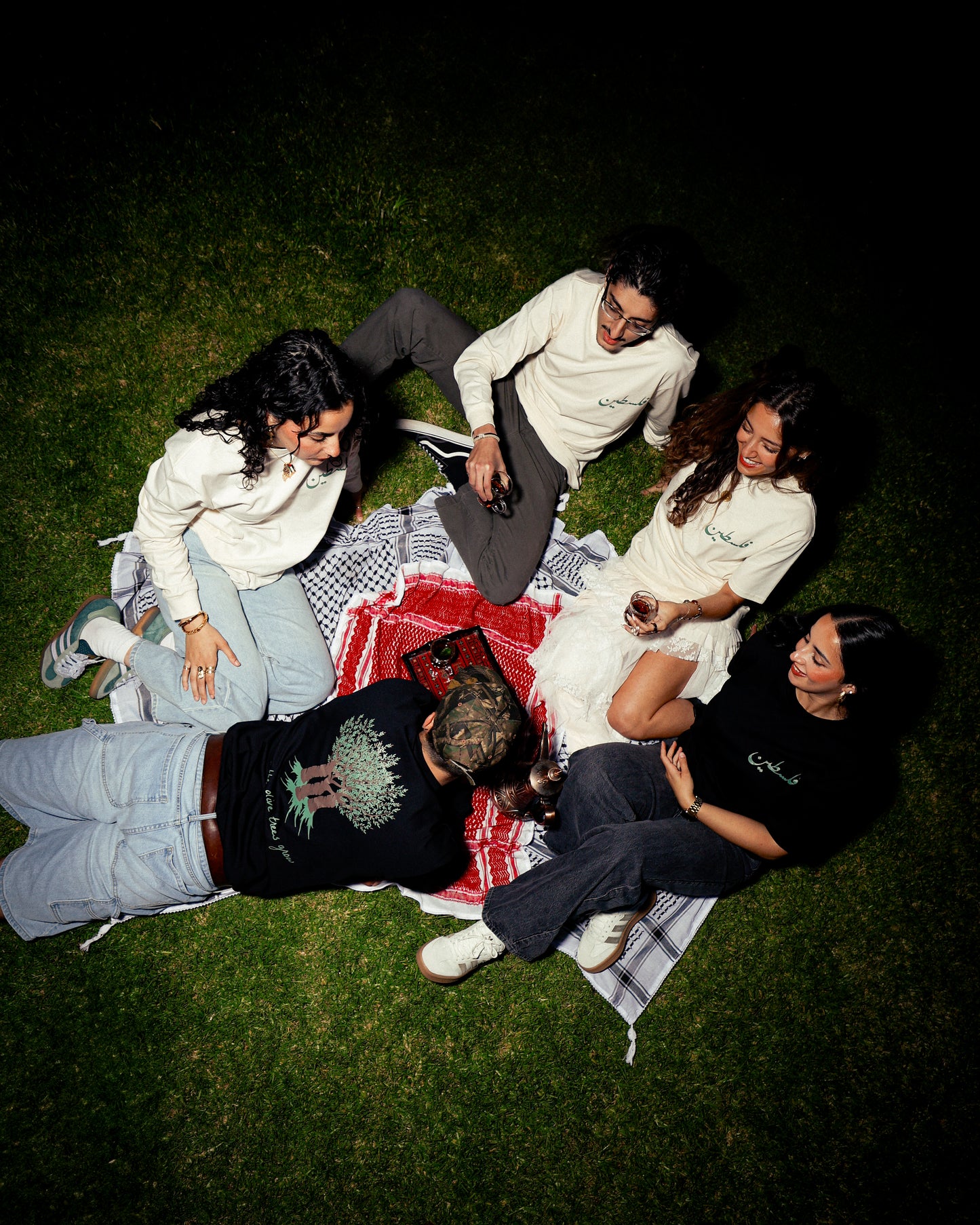 Roots // Palestine (فلسطين) - Black Long Sleeve