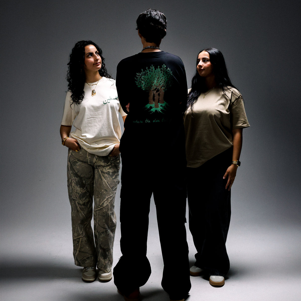 Roots // Palestine (فلسطين) - Black Long Sleeve