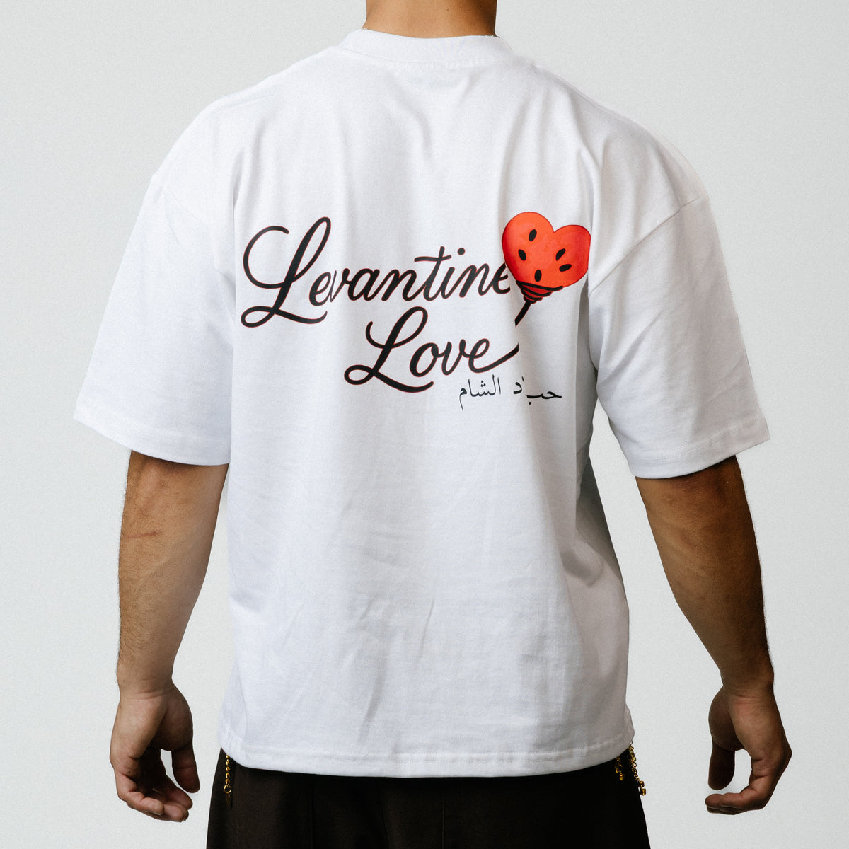 Levantine Love Boxy Crop Tee
